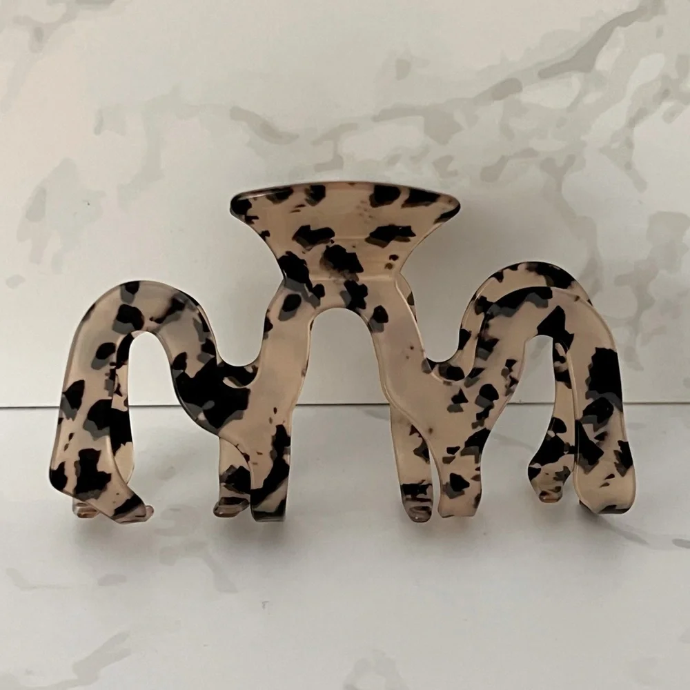 NEW! Large Leopard Print Hair Clip
